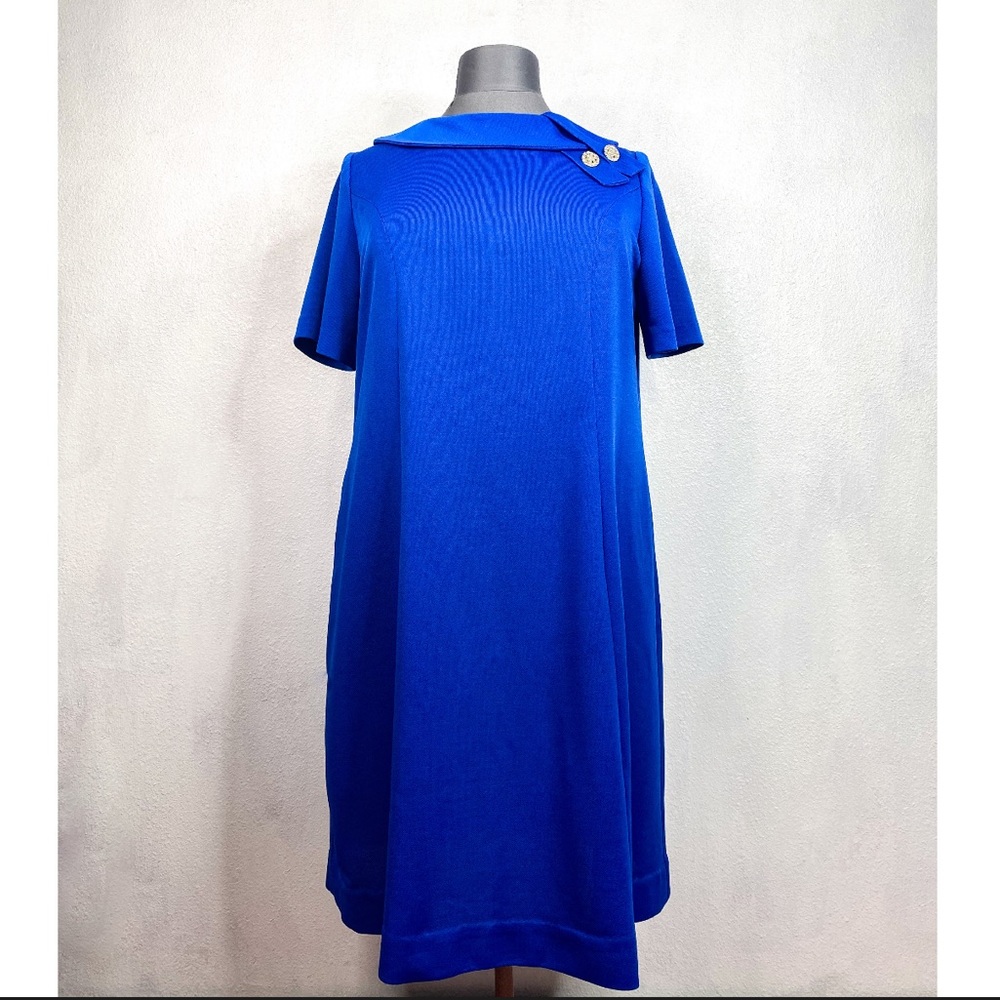 Cobalt Blue Vintage Dress